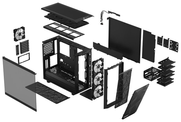 Fractal Design Meshify 2 RGB Negro FD-C-MES2A-06