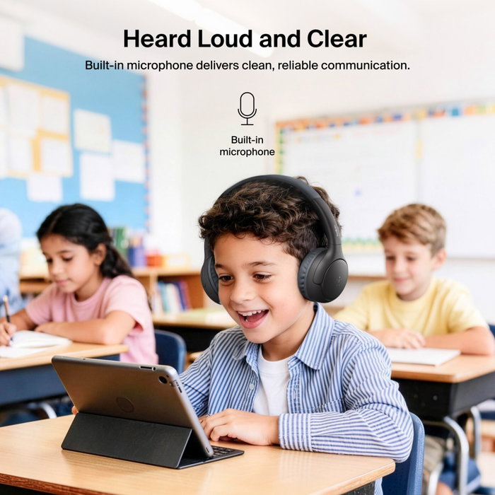 Belkin Soundform Mini 2 Wireless On-Ear para Niños - Negro