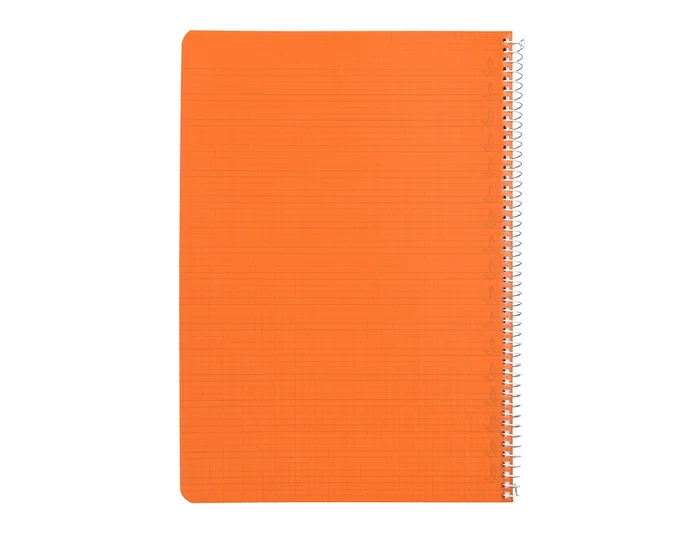 Liderpapel Cuaderno Espiral A4 Pautaguía 80 Hojas 90gr Cuadro Pautado 4mm con Margen Tapa Plástico Naranja Liderpapel Cuaderno Espiral A4 Pautaguía 80 Hojas 90gr Cuadro Pautado 4mm con Margen Tapa Plástico Naranja