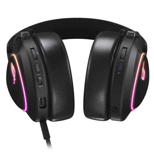 Asus ROG DELTA II Auriculares Gaming Inalámbricos y Alámbricos Negro