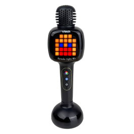 V-TECH Micrófono Karaoke Disco Lights Negro
