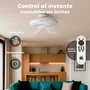 Grunkel SKYWIND-20B Ventilador de techo blanco 50 cm LED 35W 6 velocidades mando a distancia