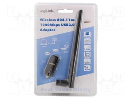 LOGILINK WL0246 Adaptador de red WiFi USB 3.0 1,2Gbps Negro