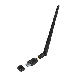 LogiLink Adaptador WLAN 802.11ac 1200Mbit/s USB 3.0, 2T2R, con antena