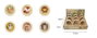 DKD Home Decor Juguete de Madera Multicolor Surtido de 6