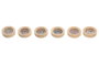 DKD Home Decor Juguete de Madera Multicolor Surtido de 6