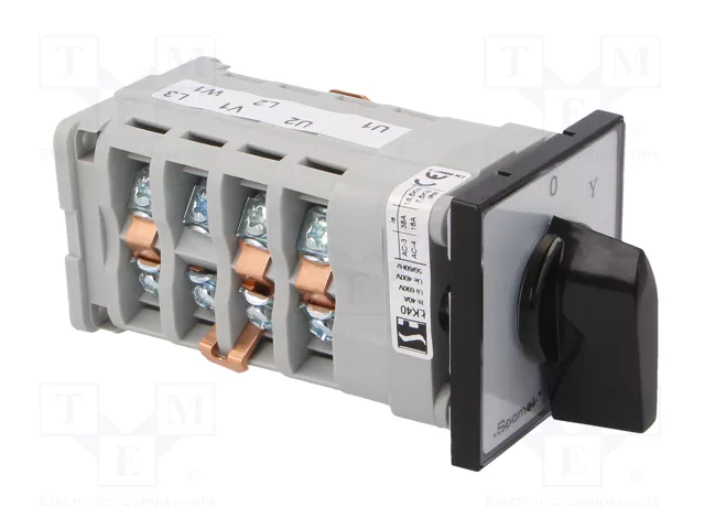 SPAMEL Interruptor de levas estrella-triángulo 40A IP65 SPAMEL Interruptor de levas estrella-triángulo 40A IP65
