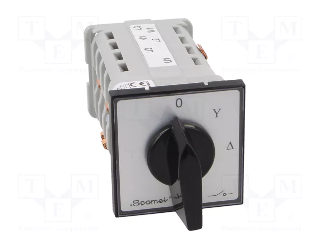 SPAMEL Interruptor de levas estrella-triángulo 40A IP65 SPAMEL Interruptor de levas estrella-triángulo 40A IP65