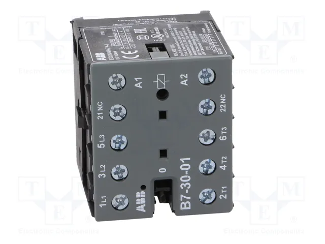 ABB B7 Contactor 3-polar 12A 42VAC