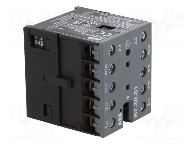 ABB B7 Contactor 3-polar 12A 42VAC