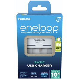 Panasonic Eneloop Basic Charger USB BQ-CC61 Blanco