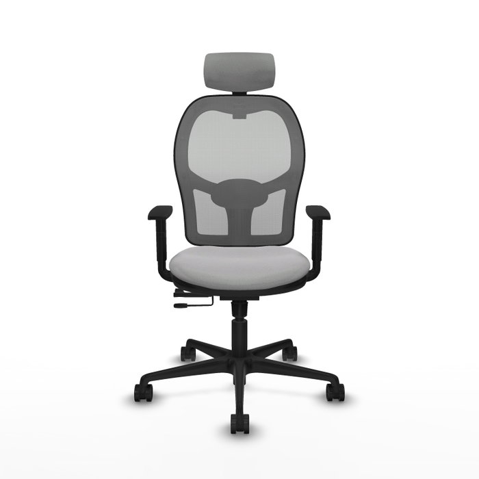 PIQUERAS Y CRESPO Silla de oficina Jorquera Gris con mecanismo Sincro/Traslack
