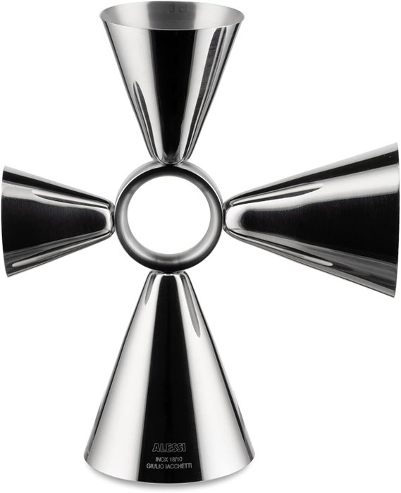 Alessi GIA28 Jigger The Tending Box Quadri Combo, 4 Medidas, Acero Inoxidable 18/10 Alessi GIA28 Jigger The Tending Box Quadri Combo, 4 Medidas, Acero Inoxidable 18/10