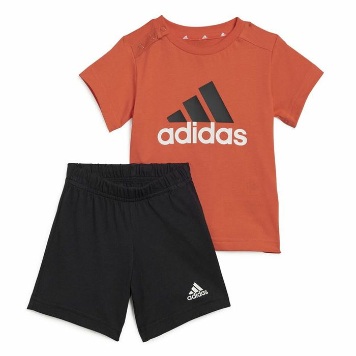 Conjunto Deportivo para Bebé Adidas I Bl Co Set Negro Rojo Conjunto Deportivo para Bebé Adidas I Bl Co Set Negro Rojo