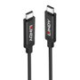 Lindy Cable USB 3.2 Gen 2 Activo de 5m Tipo C a C con DisplayPort 1.4 y Transferencia de 10Gbps para Extensión de Datos y Video
