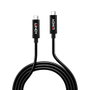 Lindy Cable USB 3.2 Gen 2 Activo de 5m Tipo C a C con DisplayPort 1.4 y Transferencia de 10Gbps para Extensión de Datos y Video