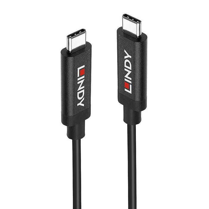LINDY Cable USB 3.2 Gen 2 Activo USB C a USB C, 5m, Negro LINDY Cable USB 3.2 Gen 2 Activo USB C a USB C, 5m, Negro