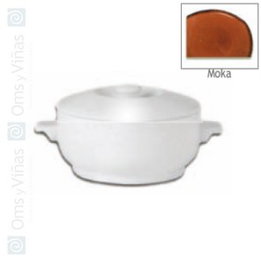 Steelite Terramesa Moka Tapa Cazuelita 42.5 cl. (Set de 6)