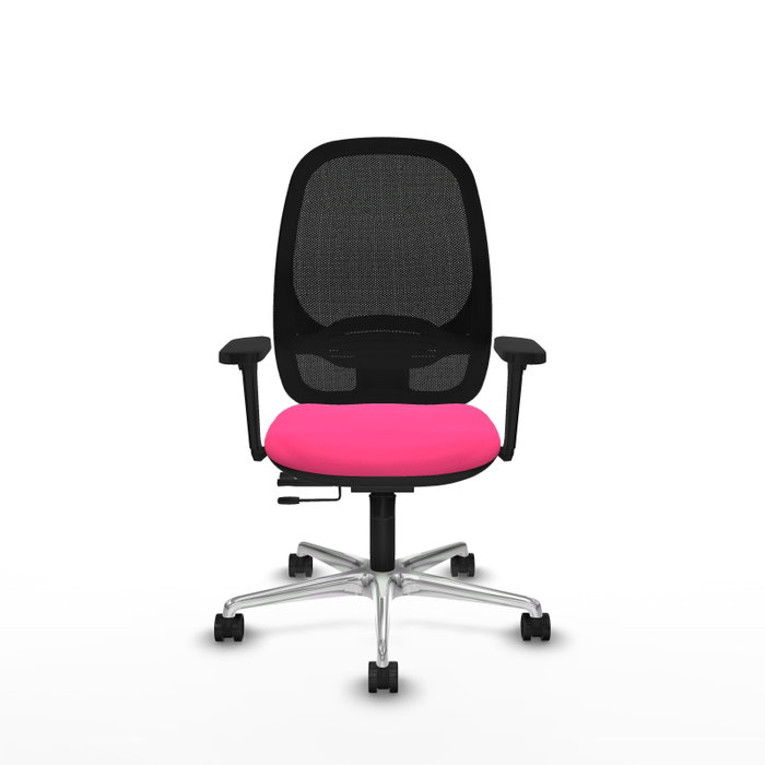 PIQUERAS Y CRESPO Silla de oficina Cilanco Rosa y Negro