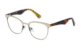 Police VPL417510A60 Gafas de Vista para Mujer Dorado Metal