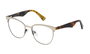 Police VPL417510A60 Gafas de Vista para Mujer Dorado Metal