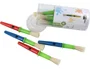 Liderpapel Pinceles Escolares Gruesos con Puntas Grandes y Mango Fácil de Agarrar, Colores Surtidos para Niños Principiantes
