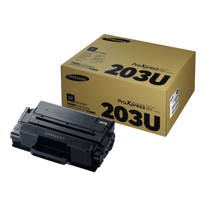 HP Cartucho Negro Ultra High Yield MLT-D203U (SU916A) para Samsung Impresoras HP Cartucho Negro Ultra High Yield MLT-D203U (SU916A) para Samsung Impresoras