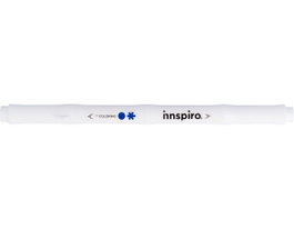 Innspiro Rotulador COLORING doble punta azul 0,4mm/0,8mm