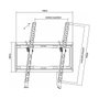 Equip Soporte de pared para TV inclinable 32-55 pulgadas Negro