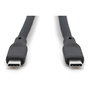 Digitus Cable USB 3.2 Gen 2 Tipo C a Tipo C 2m Negro Silicone, 10 Gbps, 100W Power Delivery, 4K 60Hz