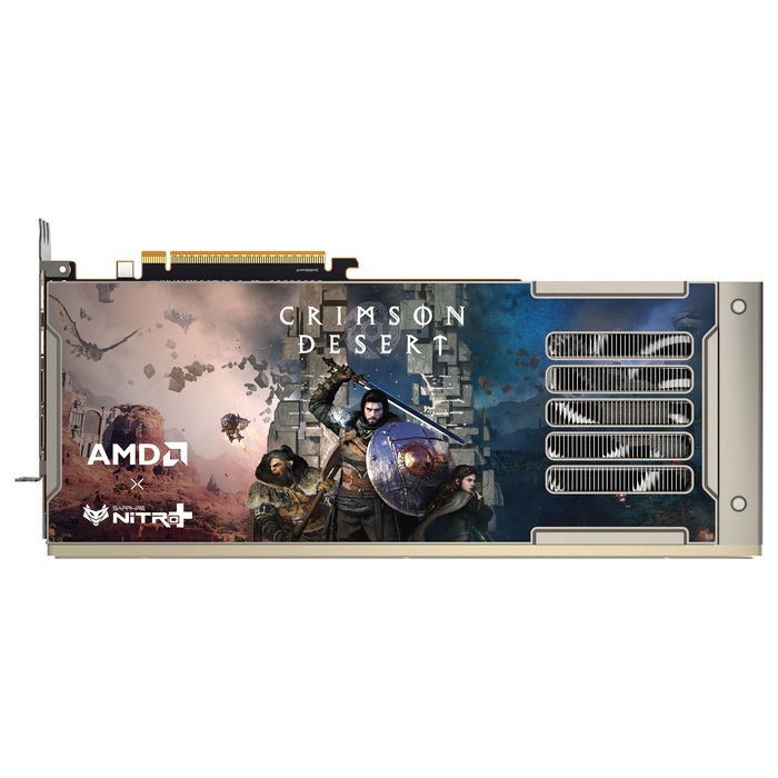 Sapphire Nitro+ AMD Radeon RX 9070 XT Crimson Desert Edition 16GB GDDR6 256-bit PCIe 5.0, 3 Ventiladores Tri-X, OC, RGB, FH/FL (330.8mm)