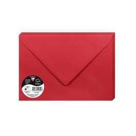 Sobre Clairefontaine Pollen 162X229 120G Rojo Grosella Paquete De 20