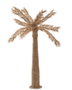 DKD Home Decor Palmera Decorativa de Fibra y Metal Natural