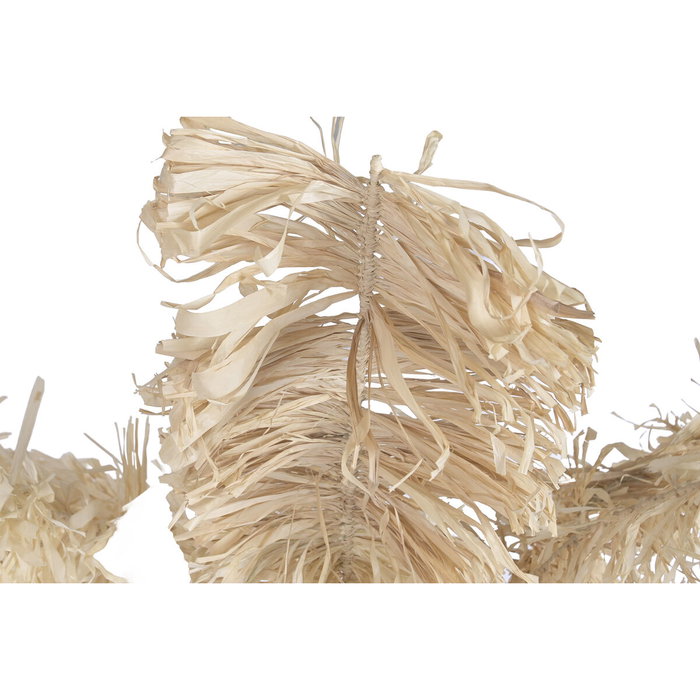 DKD Home Decor Palmera Decorativa de Fibra y Metal Natural