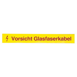 EFB Elektronik 80361.1-50 LWL Cinta de marcado de precaución para cables de fibra óptica