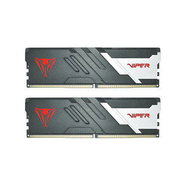 Patriot Viper Venom PVV532G560C36K 32 GB Kit DDR5 RAM 2x16 GB 5600 MHz 288-pin DIMM Negro/Blanco para Intel XMP Patriot Viper Venom PVV532G560C36K 32 GB Kit DDR5 RAM 2x16 GB 5600 MHz 288-pin DIMM Negro/Blanco para Intel XMP