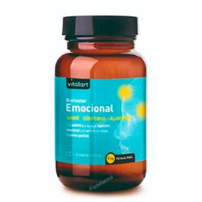 Vitalart Bienestar Emocional 60 Cápsulas | Apoyo para un normal estado de ánimo con SAMe, Grifonia, Azafrán y Rhodiola Vitalart Bienestar Emocional 60 Cápsulas | Apoyo para un normal estado de ánimo con SAMe, Grifonia, Azafrán y Rhodiola