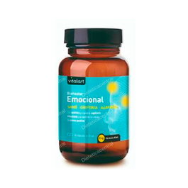 Vitalart Bienestar Emocional 60 Cápsulas | Apoyo para un normal estado de ánimo con SAMe, Grifonia, Azafrán y Rhodiola