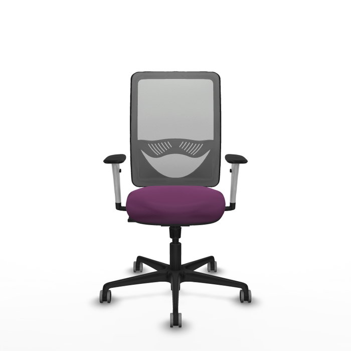 PIQUERAS Y CRESPO Silla de oficina Zulema con mecanismo Sincro, Morado y Gris PIQUERAS Y CRESPO Silla de oficina Zulema con mecanismo Sincro, Morado y Gris