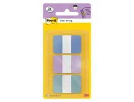 Post-it Banderitas Separadoras Rígidas Dispensador Index Strong 686-3 Coast 25,4x38,1 mm Pack de 36