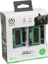 Power A Play and Charge Kit 2 Unidades Verde para Xbox Series X/S y Xbox One