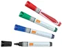 NOBO Pack de 4 Rotuladores para Pizarra de Cristal de Tinta Líquida