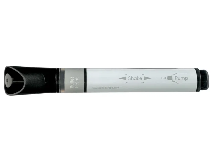 NOBO Pack de 4 Rotuladores para Pizarra de Cristal de Tinta Líquida NOBO Pack de 4 Rotuladores para Pizarra de Cristal de Tinta Líquida