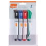 NOBO Pack de 4 Rotuladores para Pizarra de Cristal de Tinta Líquida