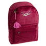 Coquette Mochila Chic 16022090700 Terciopelo Fucsia 24.5 x 35 x 13.5 cm