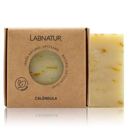 LABNATUR BIO Pack de 6 Jabones Naturales Premium de Caléndula de 100g