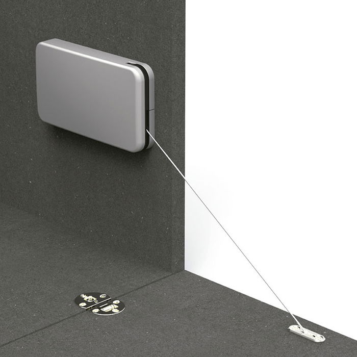 Effegi Brevetti Miniwinch Descendente Amortiguado Fuerza Muelle 6Kg Mecanismo para Muebles