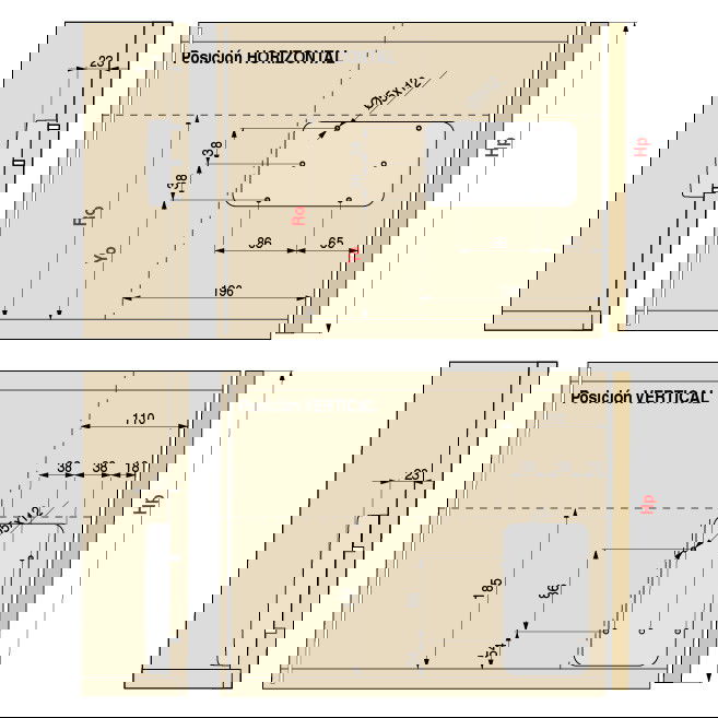 Effegi Brevetti Miniwinch Descendente Amortiguado Fuerza Muelle 6Kg Mecanismo para Muebles