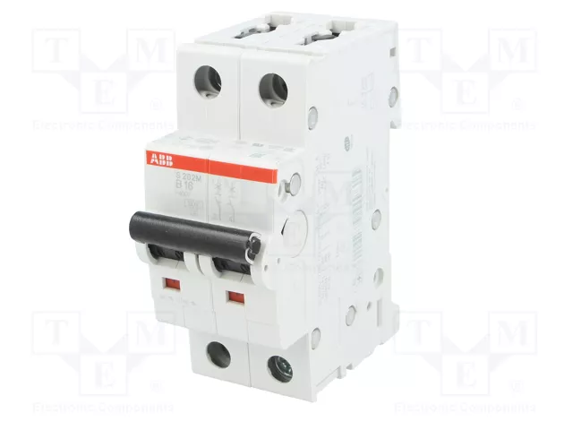 ABB S200M S202M-B16 Interruptor Magnetotérmico 16A 2 Polos ABB S200M S202M-B16 Interruptor Magnetotérmico 16A 2 Polos