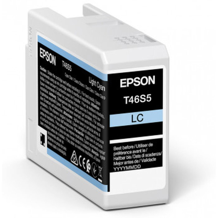 Epson Cartucho de Tinta UltraChrome Pro T46S5 Cian Claro 25ml Epson Cartucho de Tinta UltraChrome Pro T46S5 Cian Claro 25ml